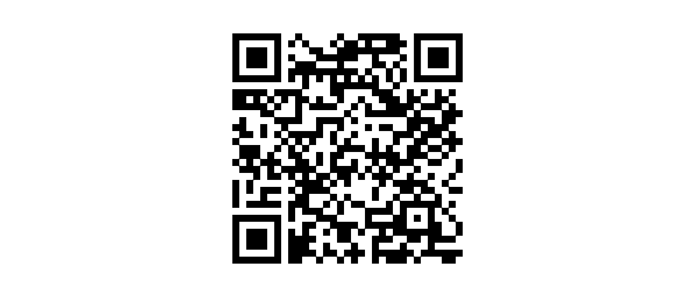 QR code 1400×600 middle