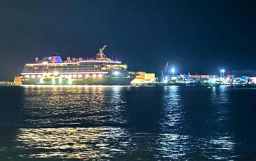 First ever overnight cruise ship