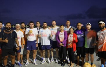Samoa hosted the world’s first time-travelling double marathon